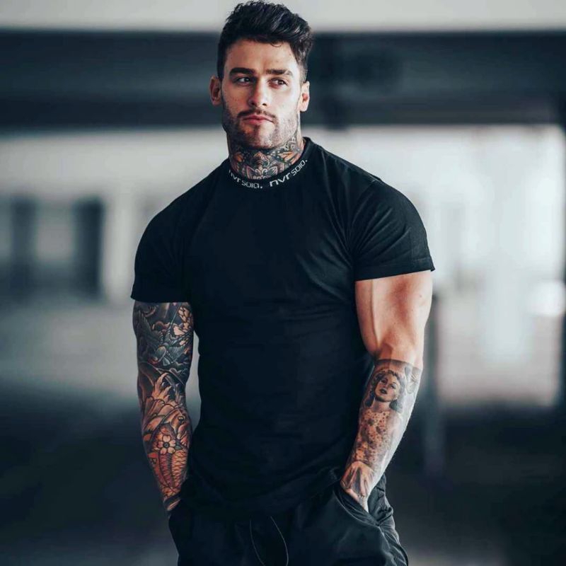 KAOS GYM DRIFIT MUSCLEFIT PRIA OLAHRAGA FITNESS RUNNING CROSSFIT / BAJU OLAHRAGA PRIA / PAKAIAN OLAH