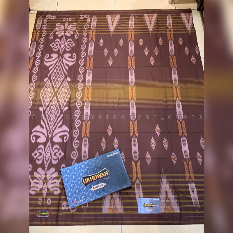 [BEST SELLER] Sarung Tenun Ukhuwah Kembang by Sapphire