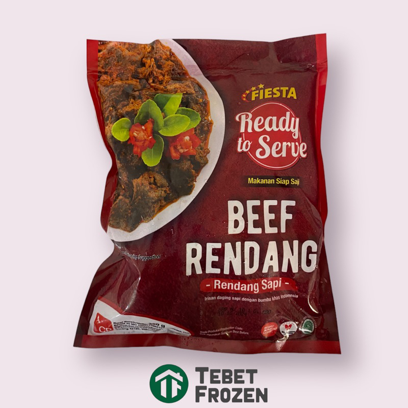 

FIESTA READY TO SERVE BEEF RENDANG 300GRAM - TEBET FROZEN