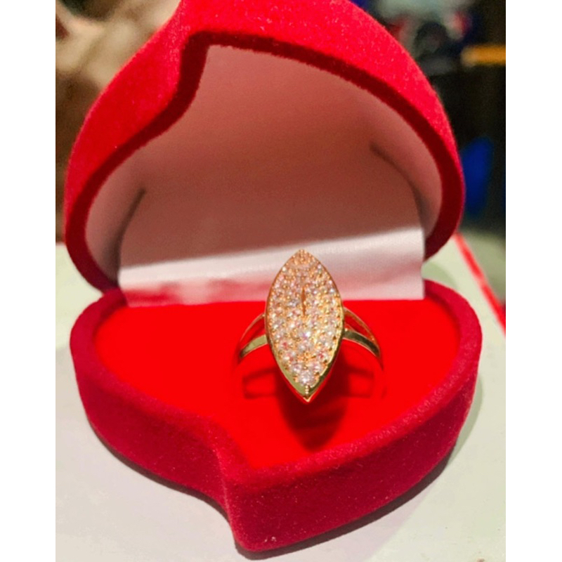 cincin mutiara lapis emas