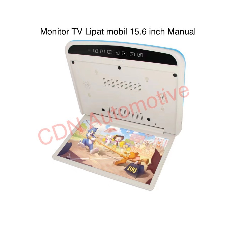 TV Layar Monitor Mobil Bus Lipat 15.6 inch