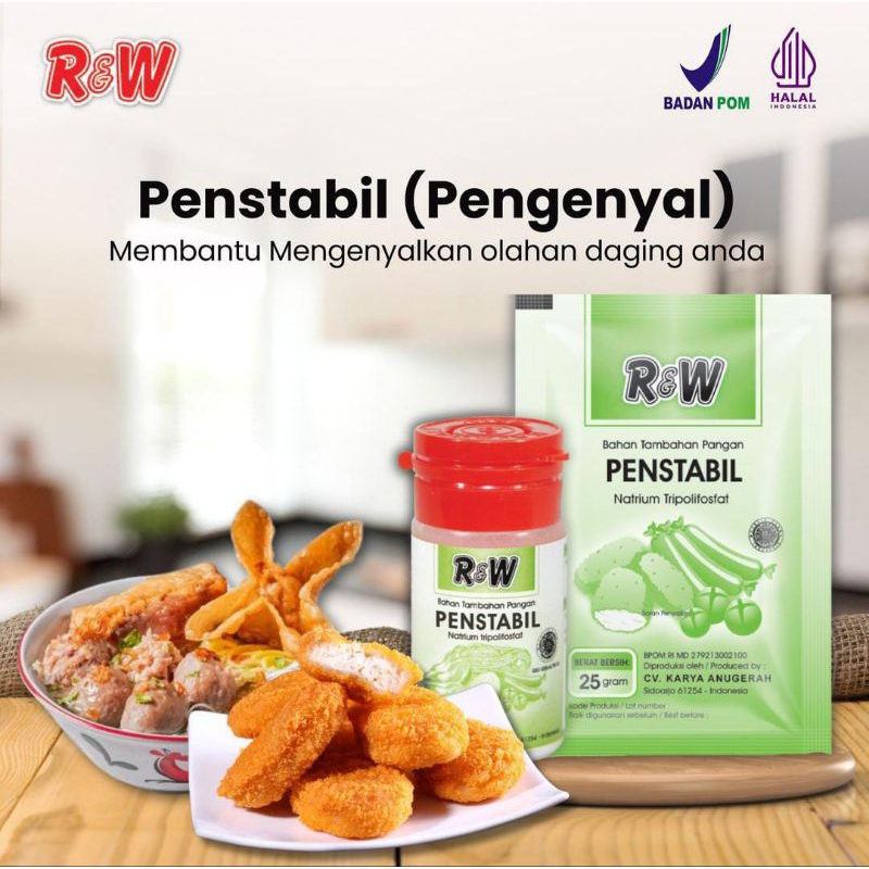 

RB22 Pengenyal/Penstabil Bakso Mie dan Daging Isi 10 Pack Food Grade