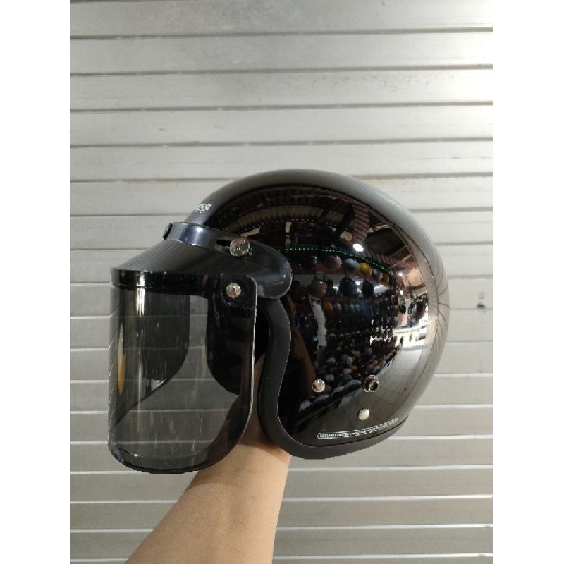 Helm Cargloss Premium + Kaca Datar