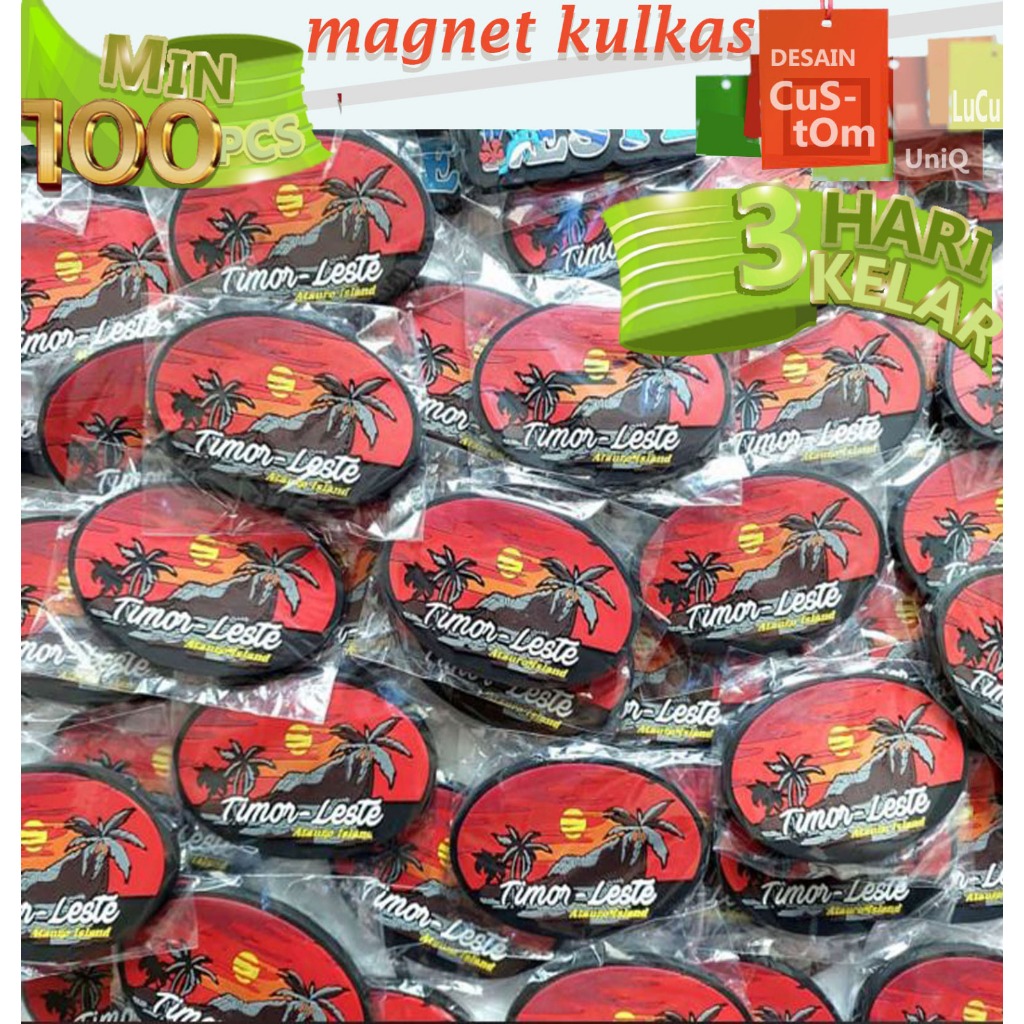 MAGNET KULKAS CUSTOM 3D │ MAGNET TEMPELAN KULKAS CUSTOM │ TEMPELAN KULKAS KARET CUSTOM │BANDUNG