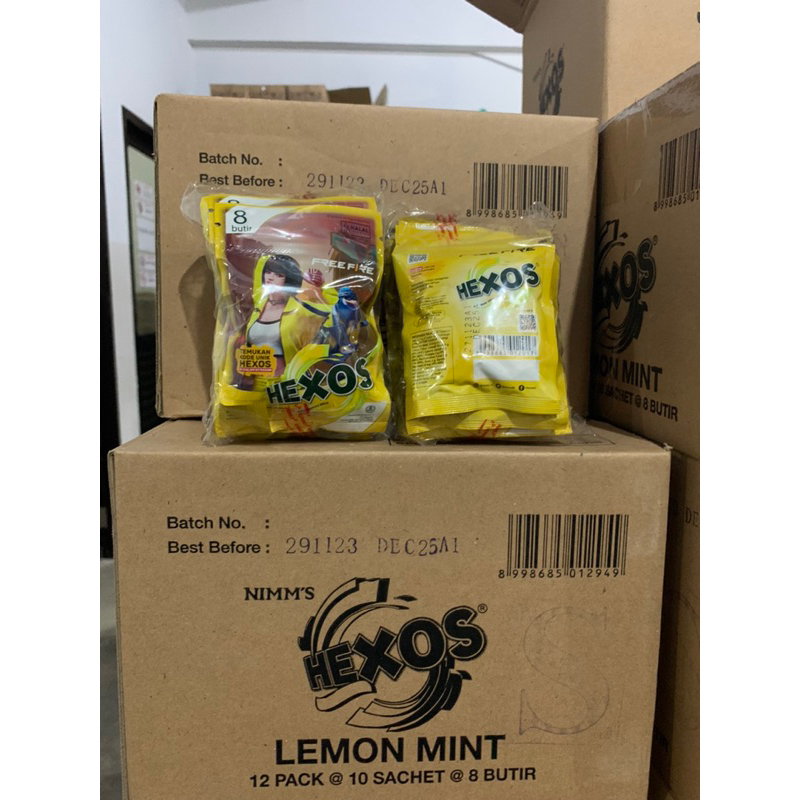 

Hexos Lemon Kemasan Ziplock 8 butir 1 palstik isi 10 sachet