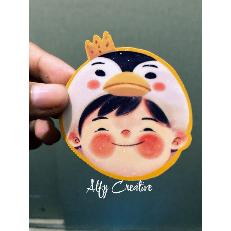 

Stiker Glitter Penpen Head - Lee Junho 2PM