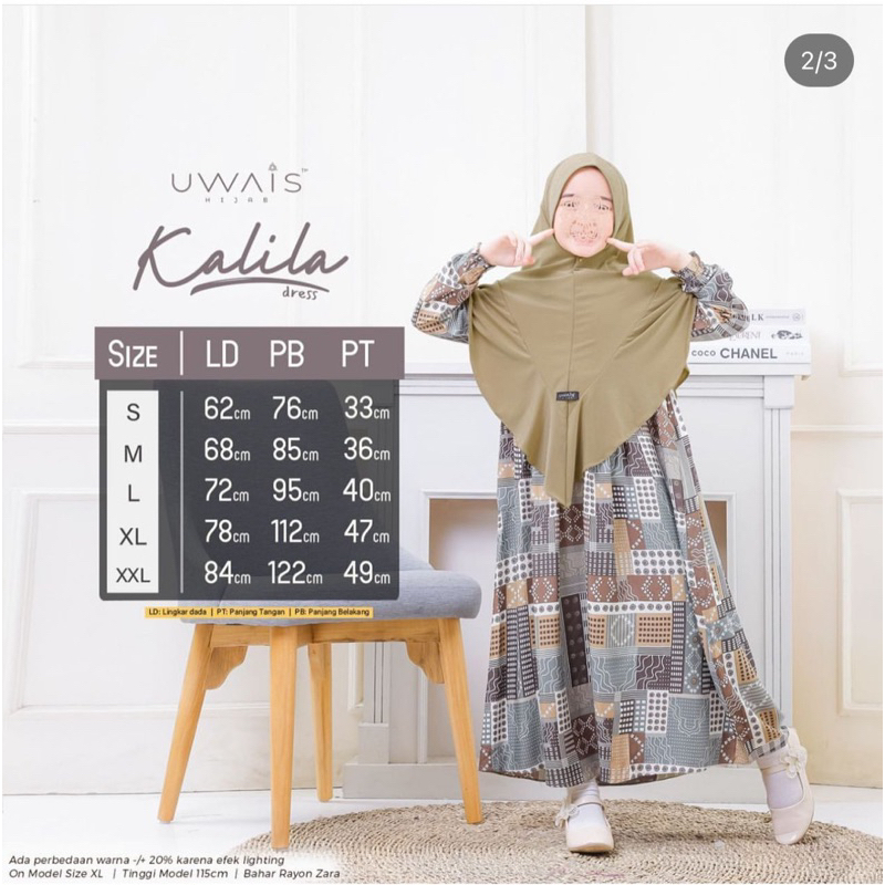 kalila Dress Kids by Uwais