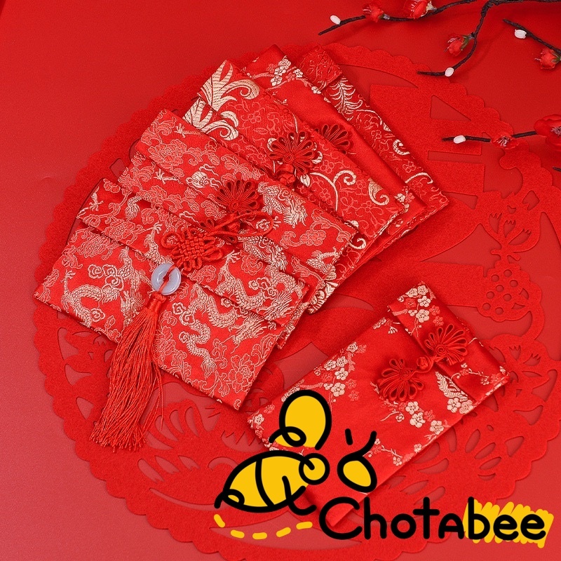 

Angpao Imlek Kain Premium Dompet Angpao Red Envelope Kain Sincia 2024