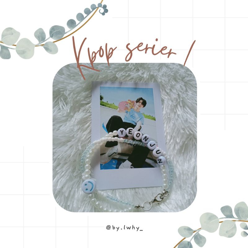 Bracelet KPOP series 1 BISA CUSTOM NAMA LAIN tolong baca deskripsi