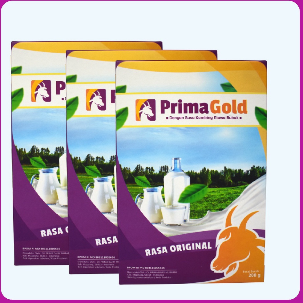 

TIPE FLM621 paket 4 box susu prima gold susu kambing etawa asli