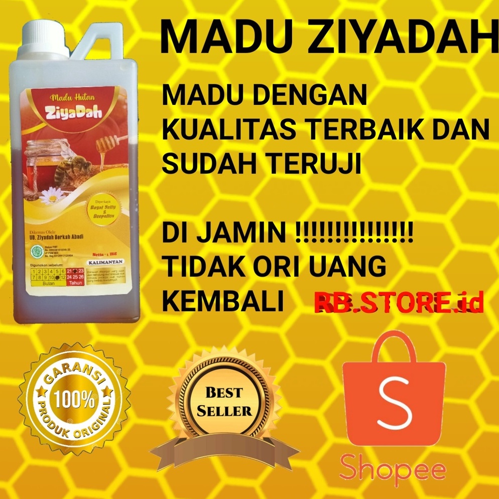 

Kode BTH63 MADU HUTAN KALIMANTAN ZIYADAH 1KG1ASLIFREE SAFETY PACKING