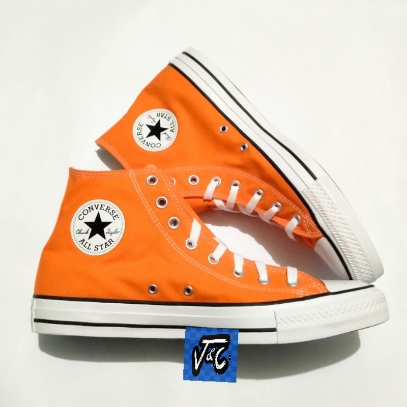 Converse Chuck Taylor All Star Desert Color Hues Recycled Hi Orange