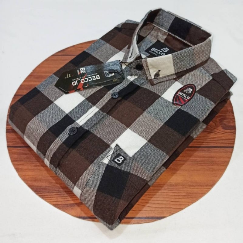 Kemeja flanel pria lengan pendek premium || flanel pria motif terbaru lengan pendek || kemeja pria l