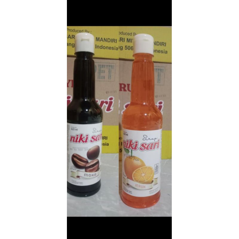 

sirup moca & jeruk niki sari 100%original