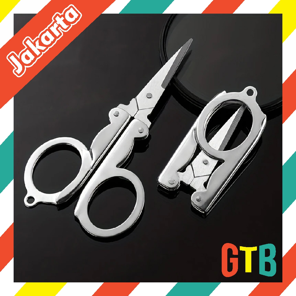 

❤GTB❤ Gunting Lipat Kecil STAINLESS Murah / Gunting Lipat Mini S098