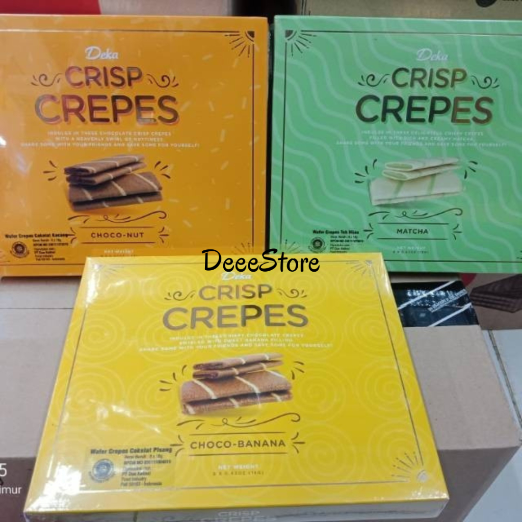 

Deka Crisp Crepes Wafer Parcel Paket Gift Hadiah