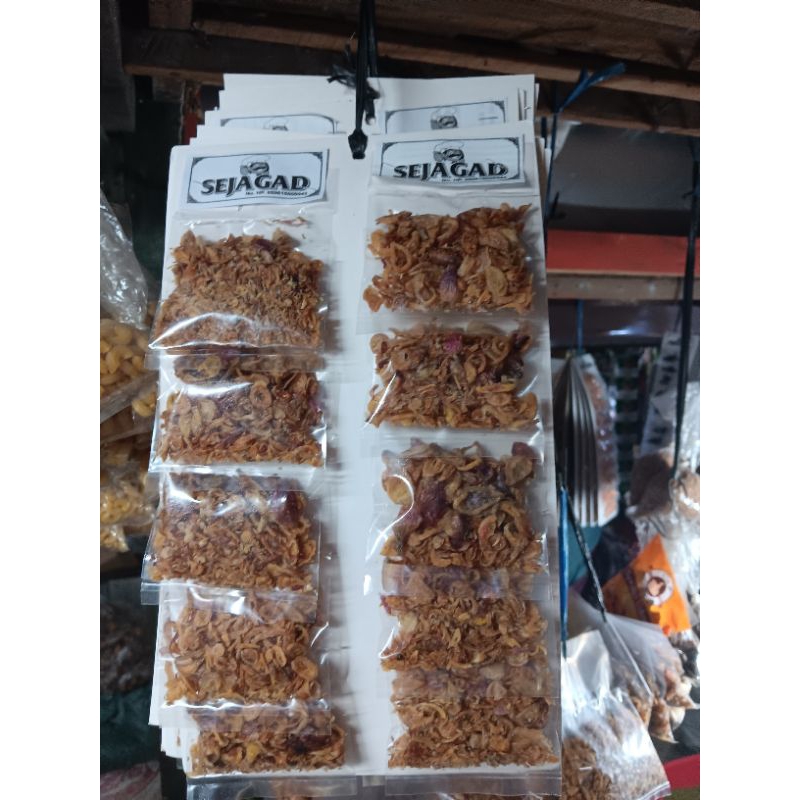 

Brambang Goreng Renceng