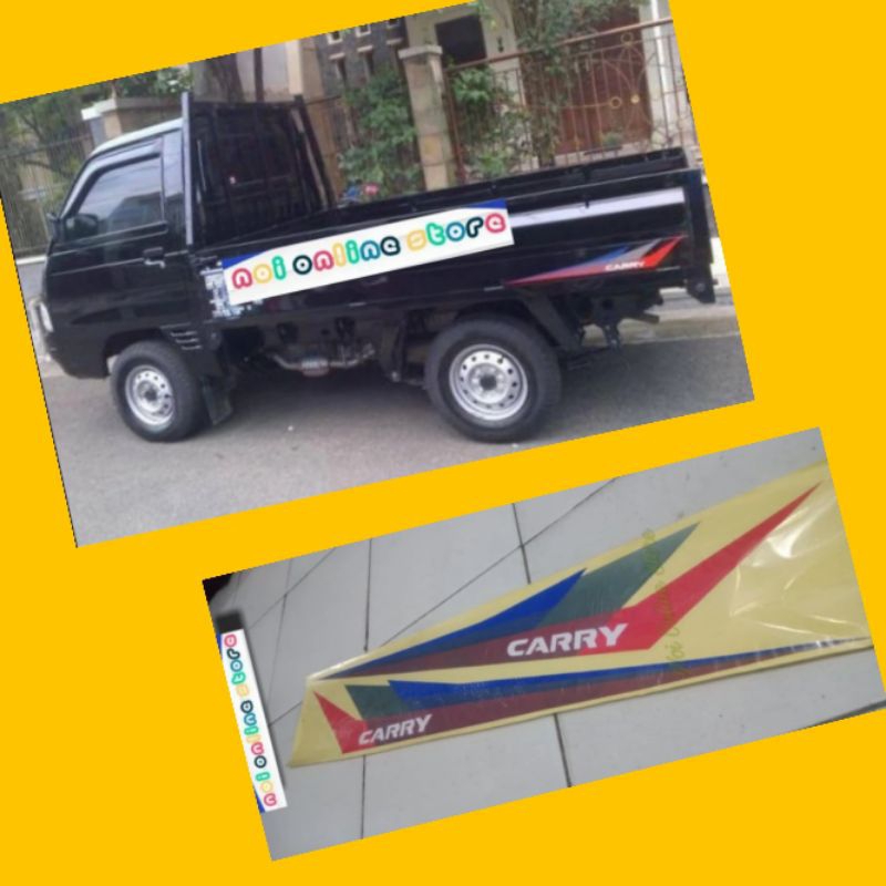 Sticker List body mobil pick up Suzuki carry Futura new tahun 2017