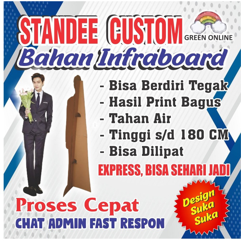 STANDEE CUSTOM | STANDEE KPOP | STANDEE BANNER CUSTOM | BANNER ORANG