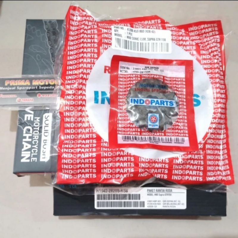 GEAR SET SONIC 150 SUPRA GTR150 INDOPART