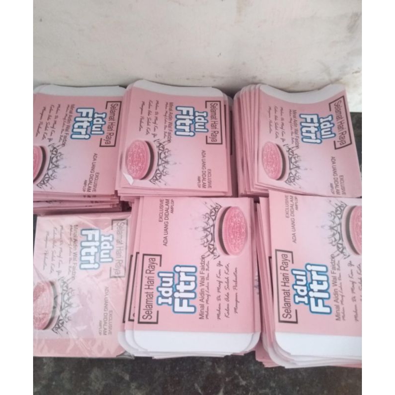 

Amplop idul fitri 7x10