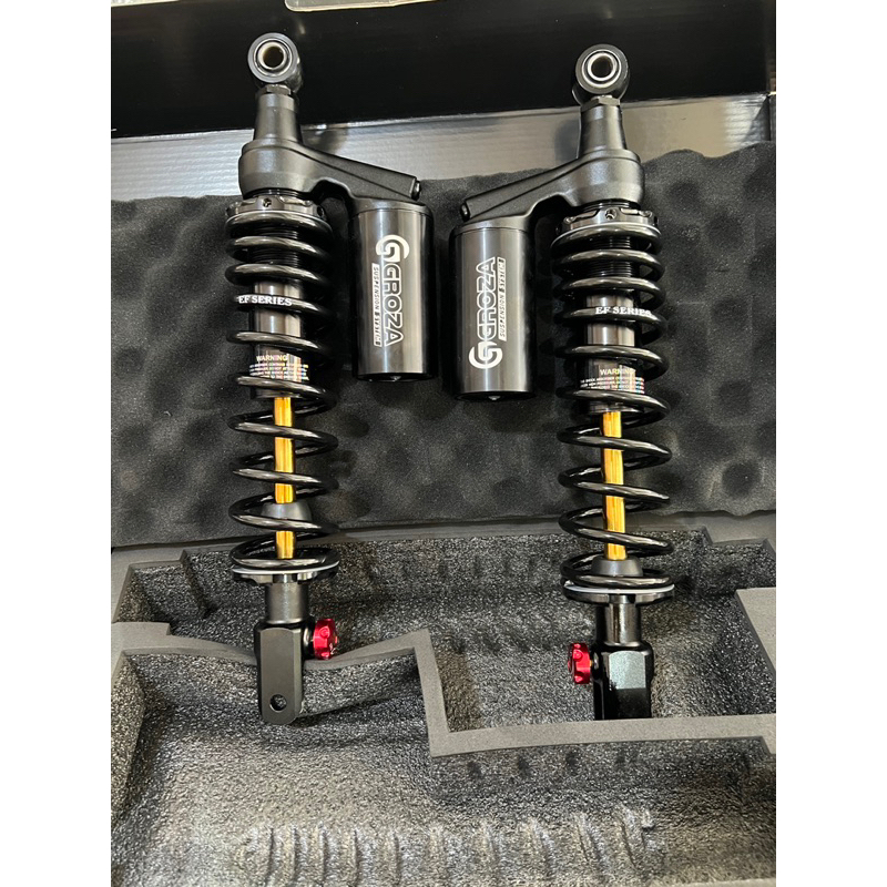 SHOCK GROZA EF SERIES XMAX PCX160 uk 350MM BLACK SERIES