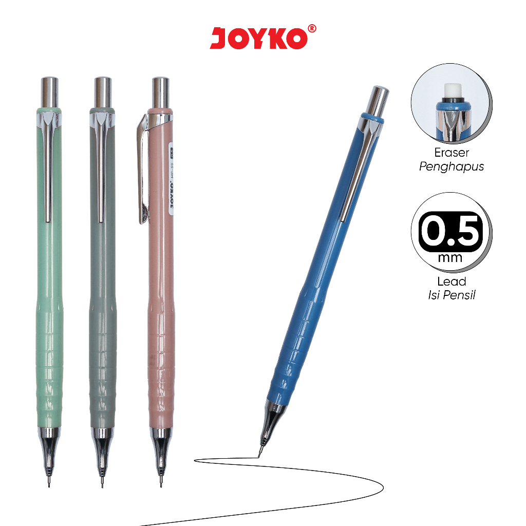 

Mechanical Pencil Pensil Mekanik Joyko MP-55 0.5 mm