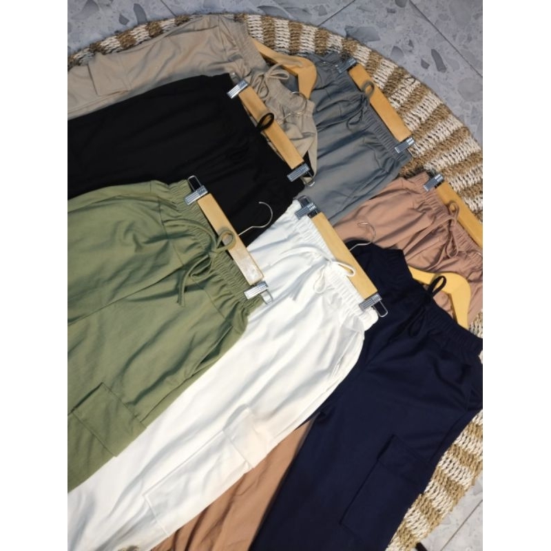 CELANA CARGO KEKINIAN//CELANA PANJANG WANITA TERBARU//CELANA KOREA