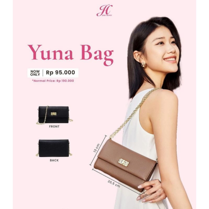 JIMS HONEY - YUNA BAG TAS SLEMPANG TALI RANTAI TAS PESTA YUNA BAG JIMS HONEY