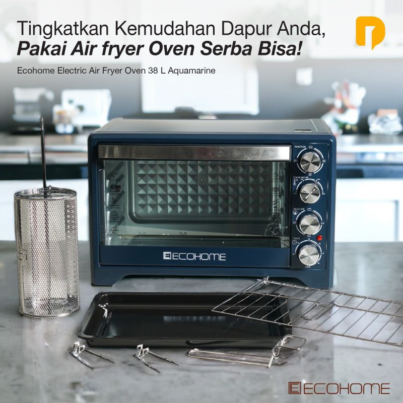 Ecohome Electric Airfyer Oven 38 Liter