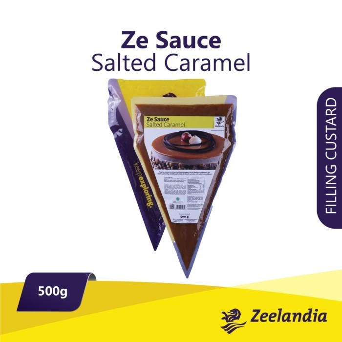 

Ze Sauce Salted Caramel Zelandia topping dan isian kue olesan roti