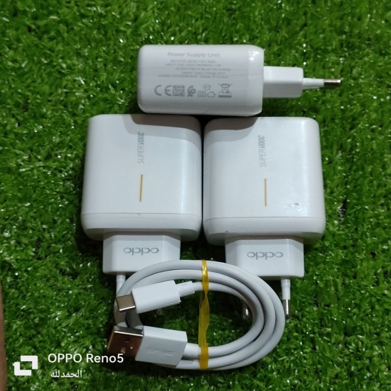 Charger Original Oppo Reno 5/6/4Pro/Reno 8T 5g/10/A98 65wat Super Vooc Fast Charging