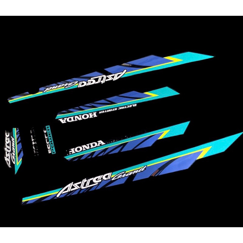 STIKER SETRIPING LIST BODY ASTREA GRAND BULUS 93