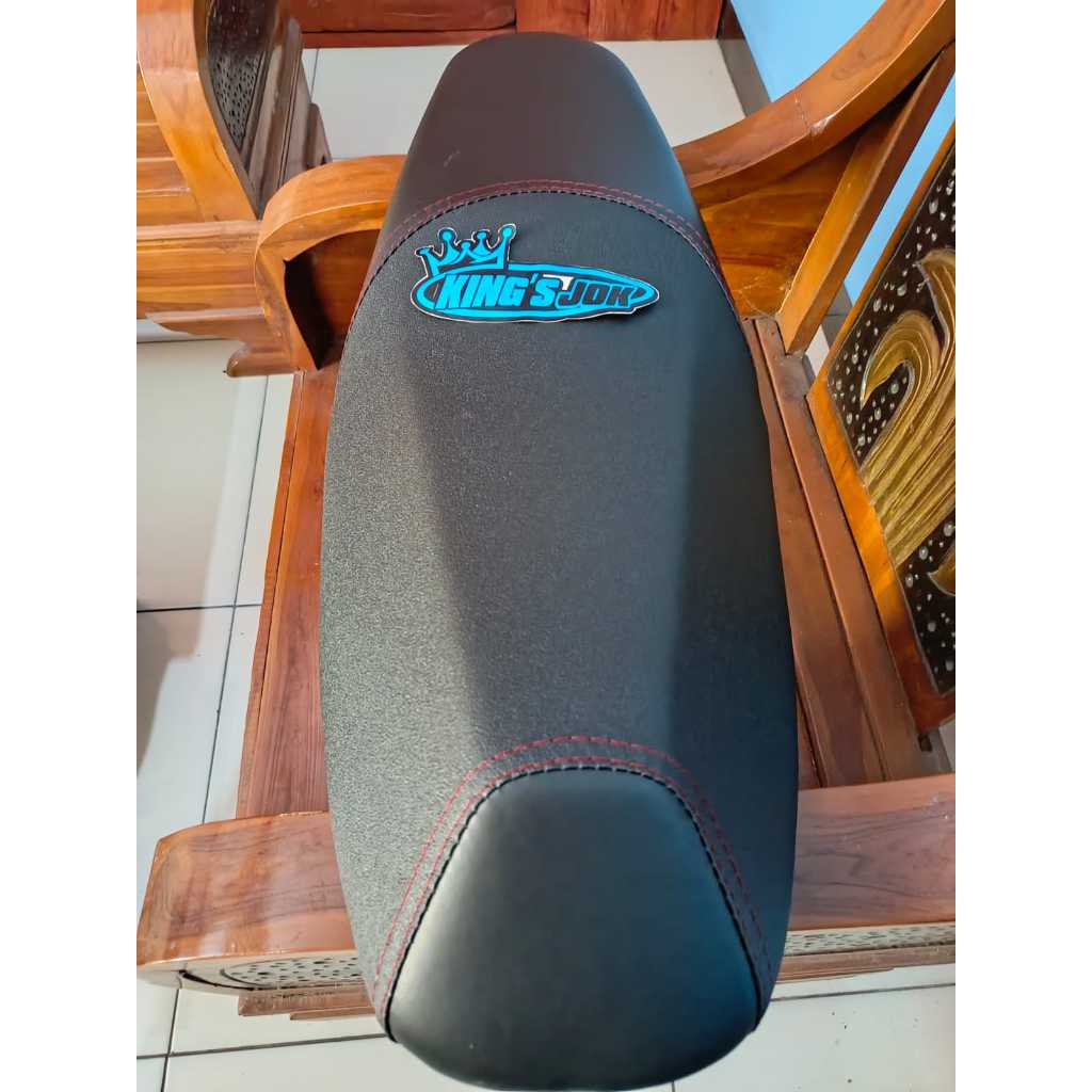 jok motor jupiter mx king 150 variasi kulit depan amplas belakang halus-JOK MX KING 2PV ANTI GEMBOS