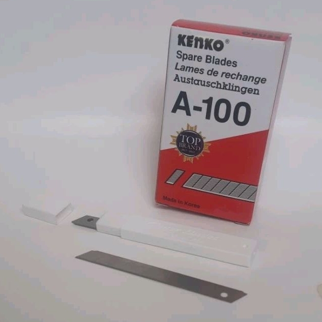 

Kenko Cutter A-100 untuk isi Refill A-300 A300 A 300 kater karter cater cuter pisau silet ukir kecil murah A100 A 100