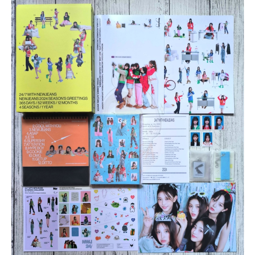 (READY) NEWJEANS - 2024 SEASON'S GREETINGS SHARING