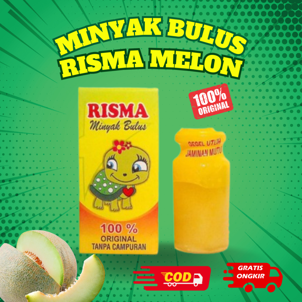 Minyak Bulus RISMA MELON Penghilang Flek Hitam 100% Original
