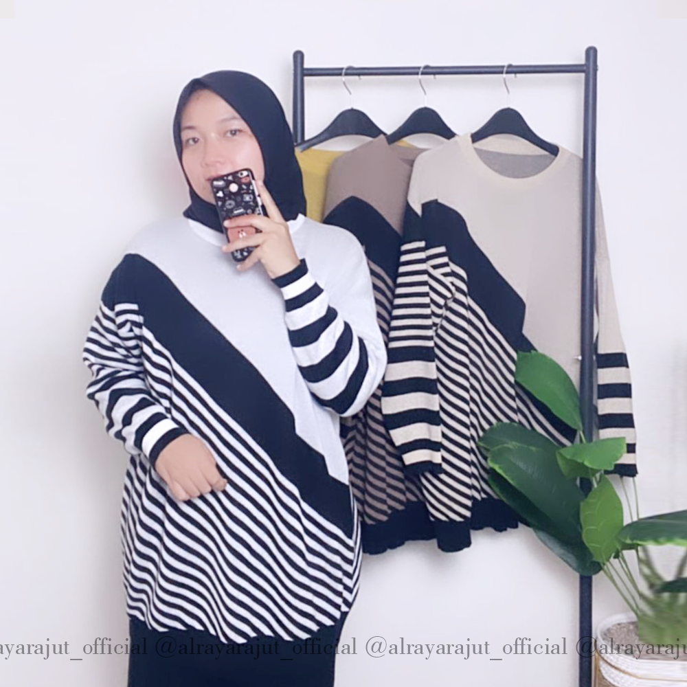 SWEATER RAJUT WANITA OVERSIZE / XERAIN / SWEATER RAJUT WANITA ATASAN RAJUT TOP OVERSIZE SWEATER RAJU
