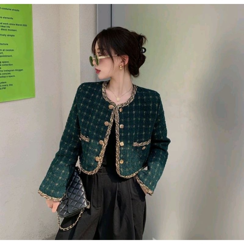 Blazer tweed bangkok 1