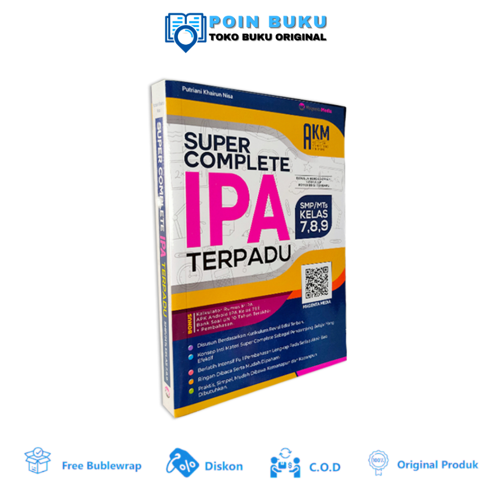 BUKU PELAJARAN SMP SUPER COMPLETE IPA TERPADU SMP/MTS KELAS 7,8,9