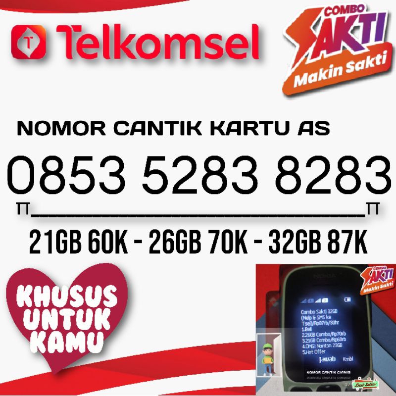 Nomor Cantik As Perdana Cantik Telkomsel Simpati As