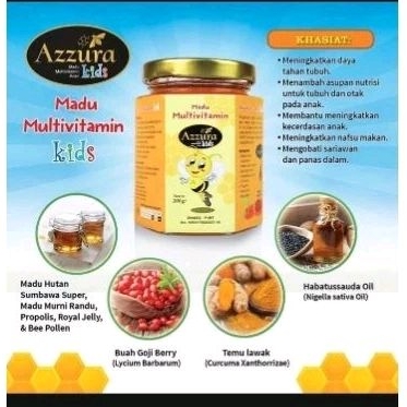 

Madu multivitamin kids Madu Azzura