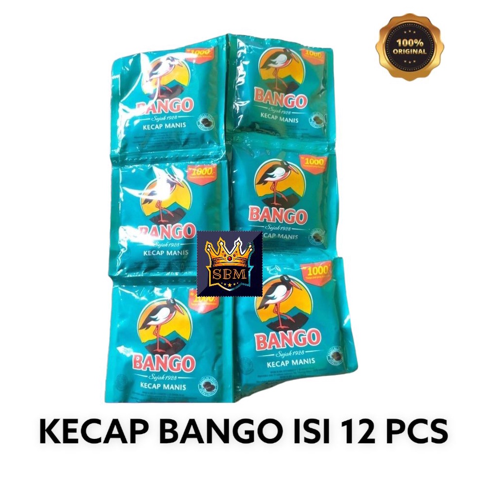

F98 SBM BANGO Kecap manis 2 ml RENCENG ISI 12 KEMASAN 1 For sale