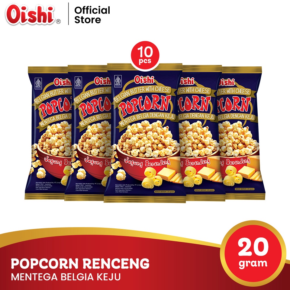 

Dijul Mur4h Oishi Popcorn Mentega Belgia Keju Renceng 2g 1 pcs Discount