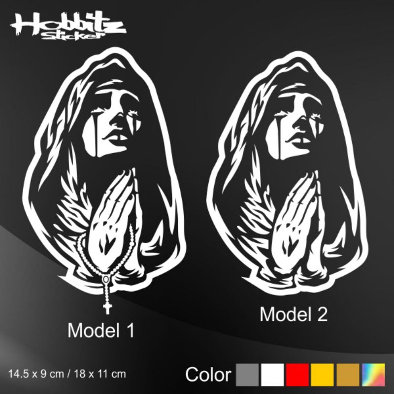 

STICKER ROHANI KATOLIK BUNDA MARIA CUTTING