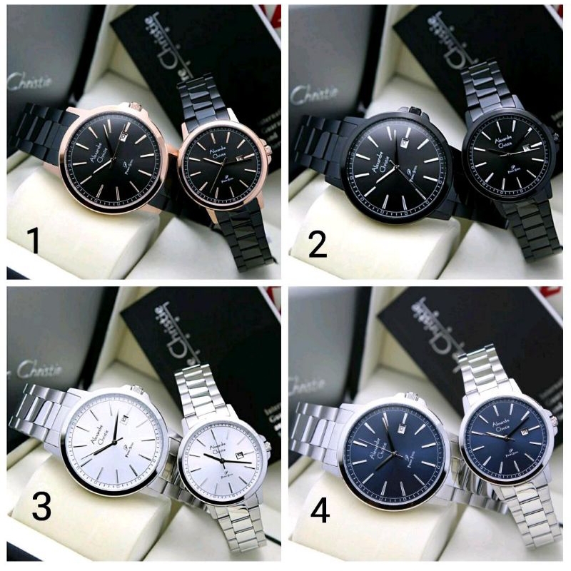 Jam Tangan Couple Alexandre Christie 1014 AC1014 AC 1014 | Original