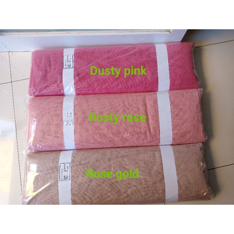 Kain tile tule halus bahan rok tutu gaun kebaya rollan isi 50 yard 45 meter
