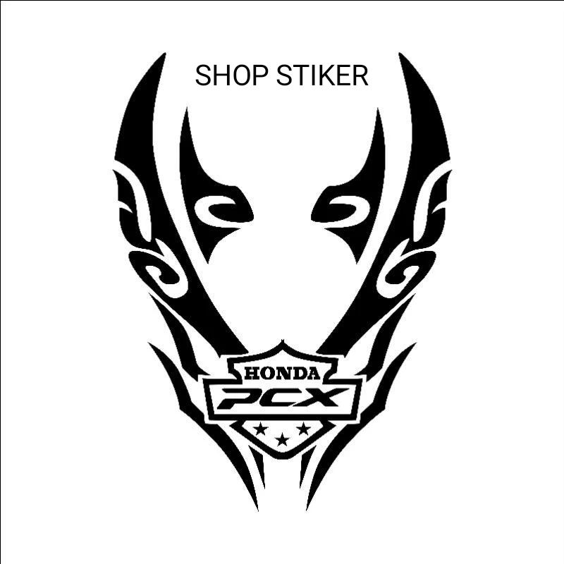 Stiker visor PCX Sticker visor PCX