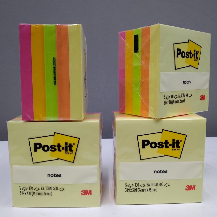 

Terkini 3M Post It Super Sticky Notes 6545ASST 3 inch x 3 inch