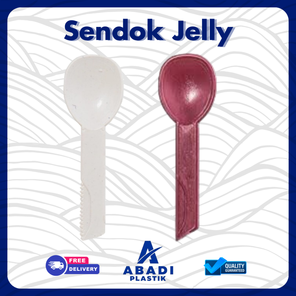 [ BERAT 1KG ] Sendok Plastik Jelly Agar
